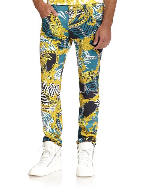 versace mens trousers